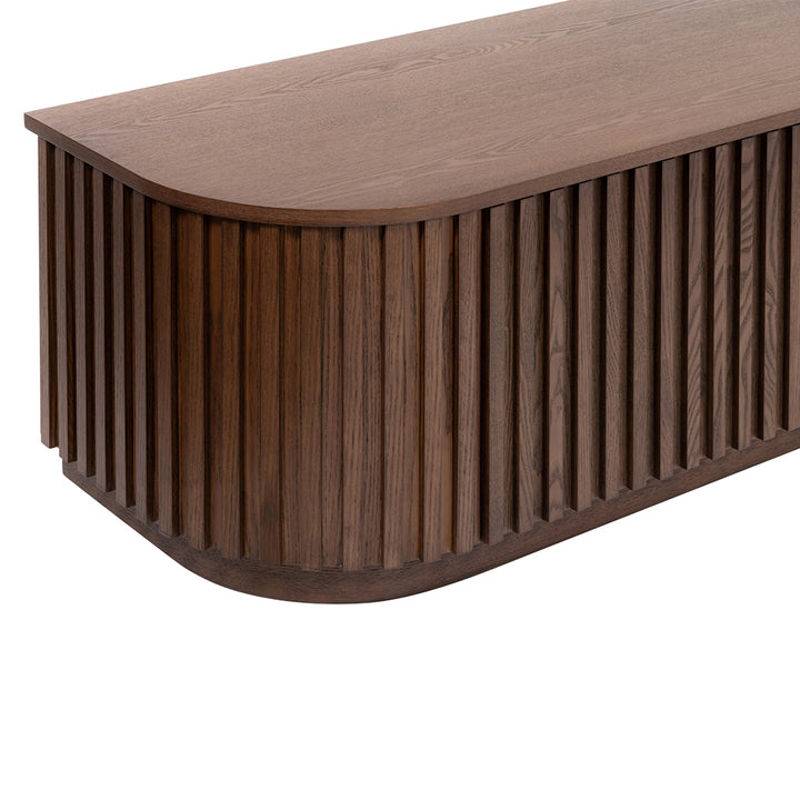 Marty 2.4m TV Entertainment Unit - Walnut