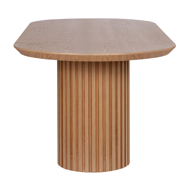Marty 2.5m Wooden Dining Table - Natural