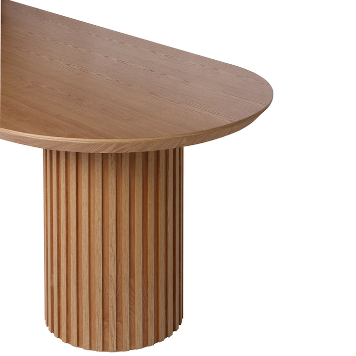 Marty 2.5m Wooden Dining Table - Natural
