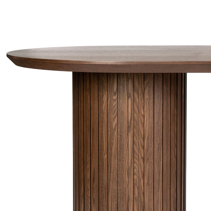 Marty 2.5m Wooden Dining Table - Walnut