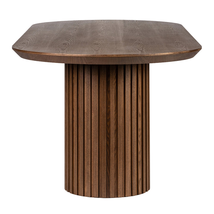 Marty 2.5m Wooden Dining Table - Walnut