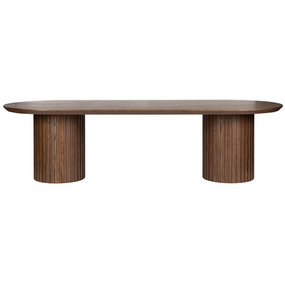 Marty 2.8m Wooden Dining Table - Walnut