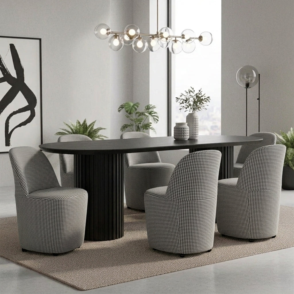 Zander Chair - Houndstooth