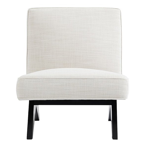 Martyn Slipper Chair - Off White Linen