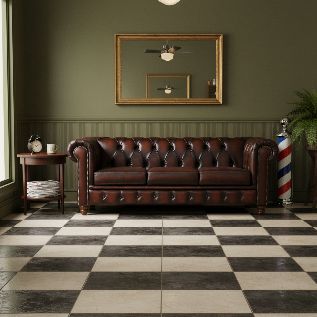 Max Chesterfield 3 Seater Leather Sofa - Leather Antique Brown