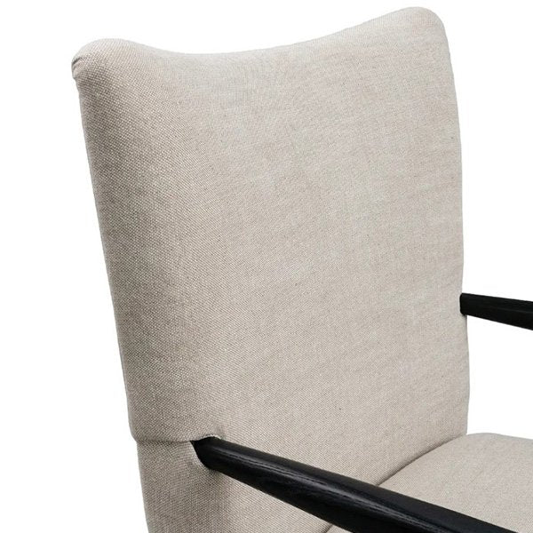 Mecca Arm Chair - Natural Linen
