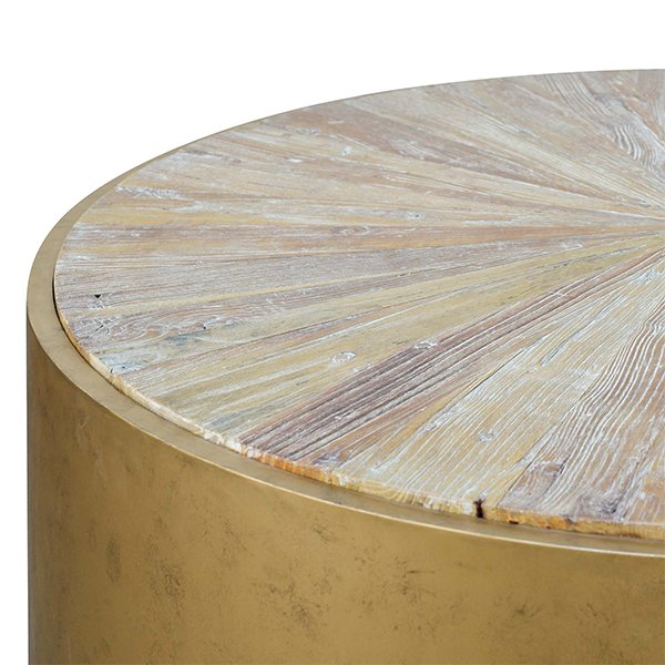 Melvin 1m Round Elm Coffee Table