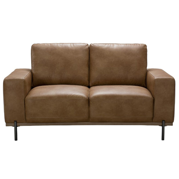 Merewether Eco Leather 2 Seater Sofa - Tan