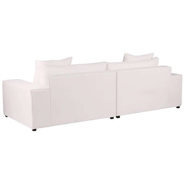 Midtown 4 Seater Sofa - White Linen