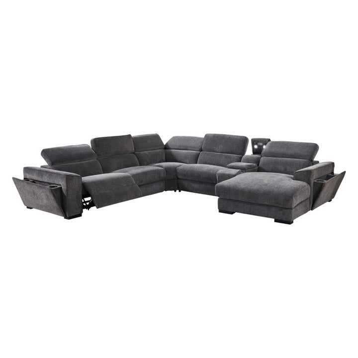 Mikail 5 Seater Recliner Sofa with Right Chaise