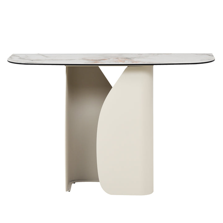 Milford Ceramic & Glass Console Table