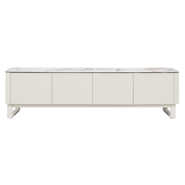 Milford Ceramic & Glass Lowline TV Unit