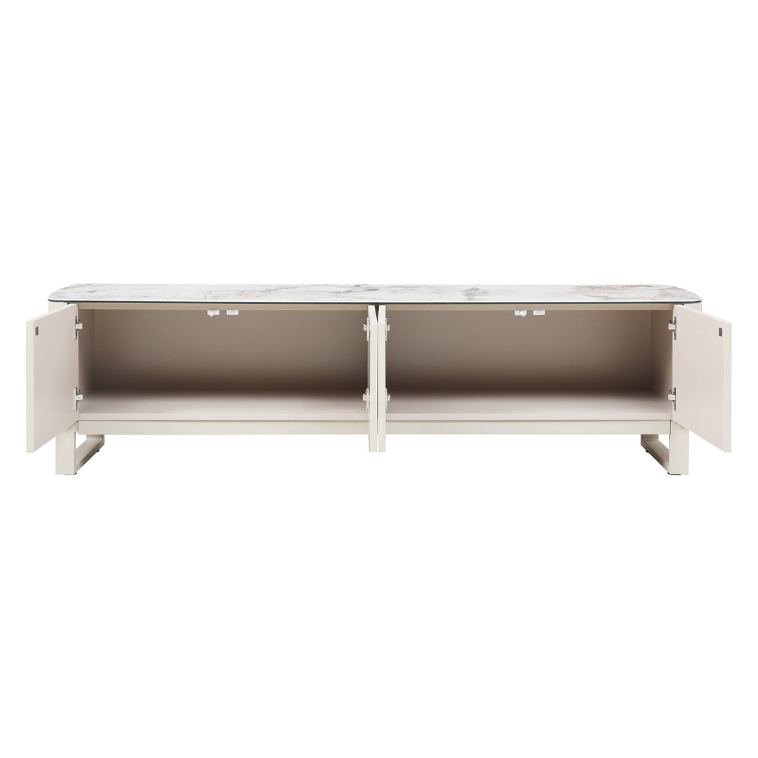 Milford Ceramic & Glass Lowline TV Unit