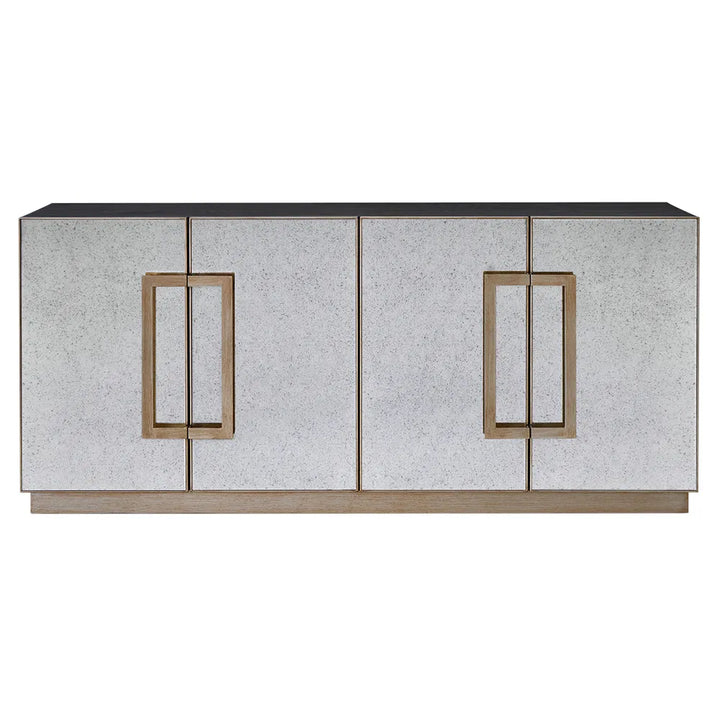 Mira Mirrored Buffet - Antique Gold
