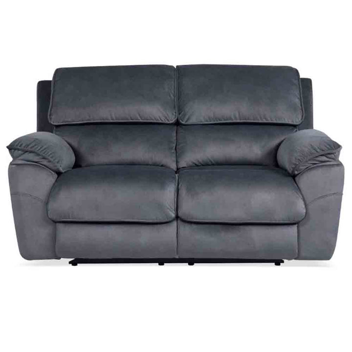Mississippi 2 Seater Fabric Electric Recliner Sofa - Dark Grey
