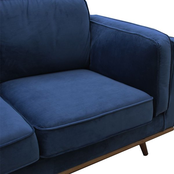 Modern Brooklyn 2 Seater Sofa - Blue
