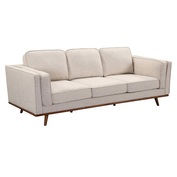 Modern Brooklyn 3 Seater Sofa - Stone