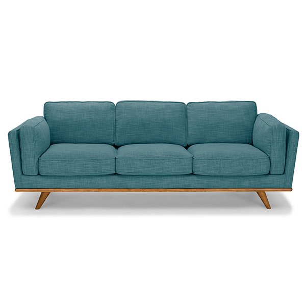 Modern Brooklyn 3 Seater Sofa - Teal