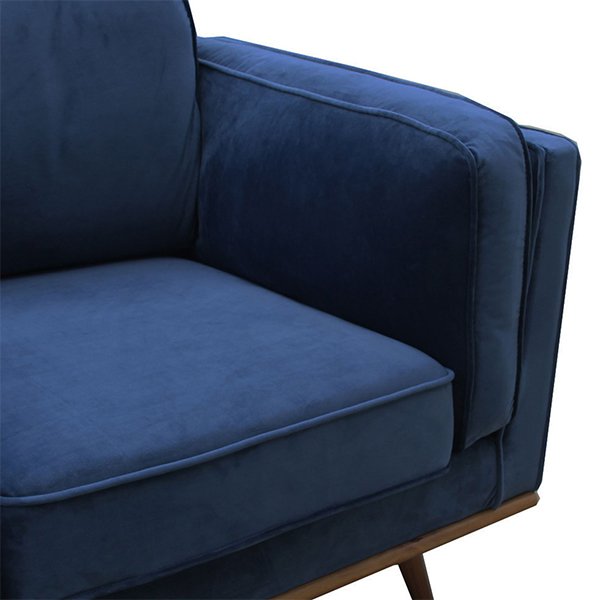 Modern Brooklyn Armchair - Blue