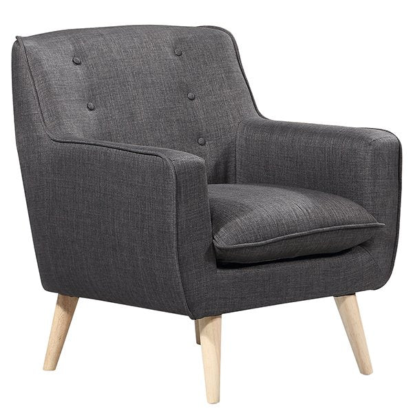 Modern Josette Armchair - Dark Grey