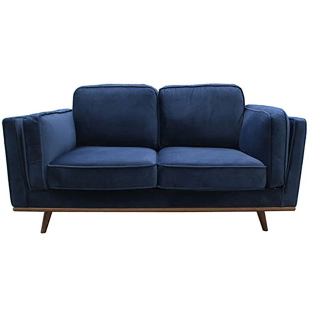 Modern Brooklyn 2 Seater Sofa  - Dark Blue