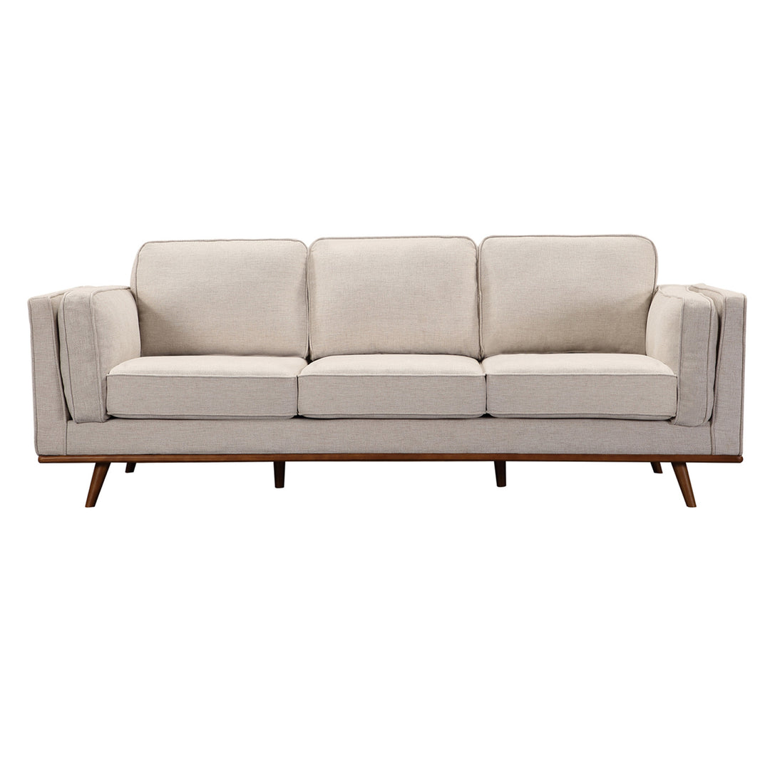 Modern Brooklyn 3 Seater Sofa - Beige
