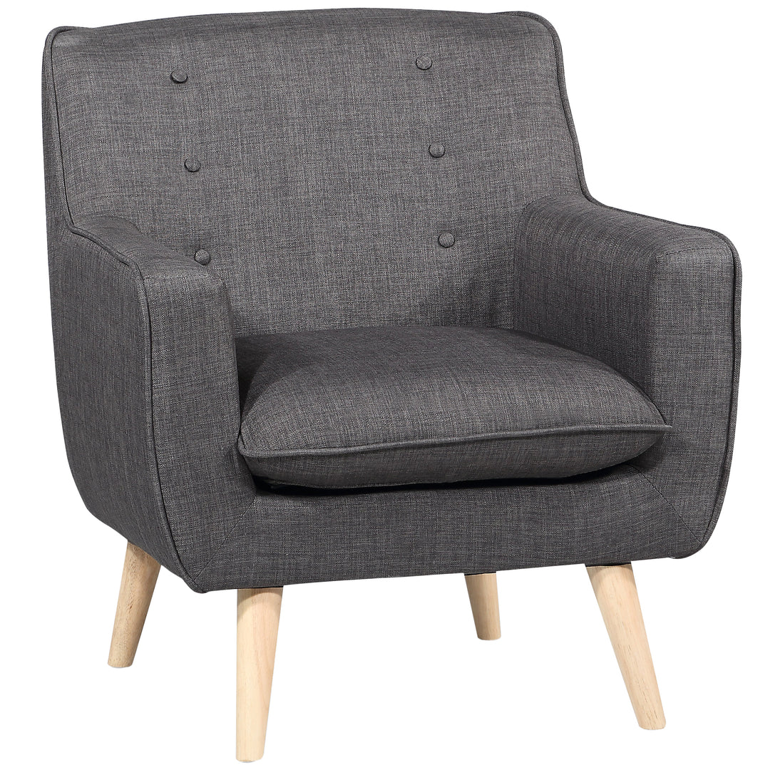 Modern Josette Armchair - Dark Grey