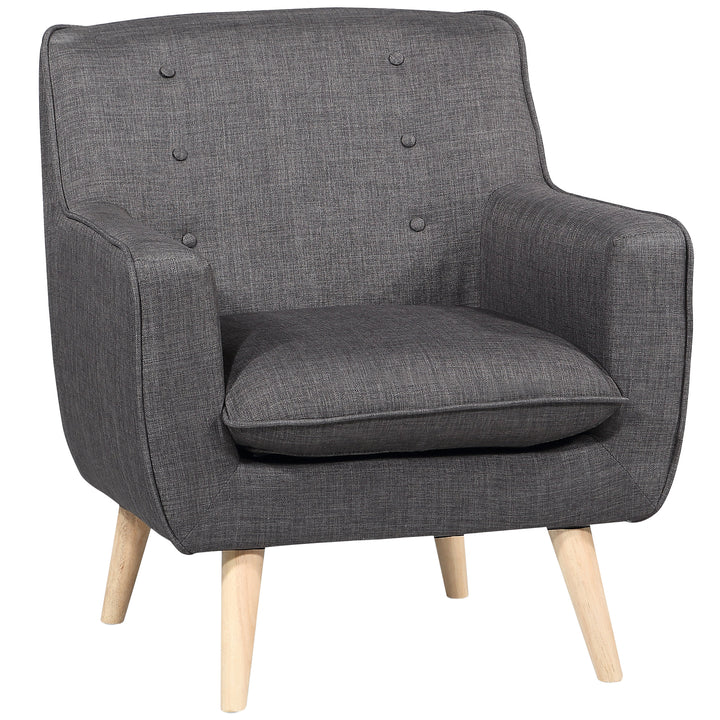 Modern Josette Armchair - Dark Grey