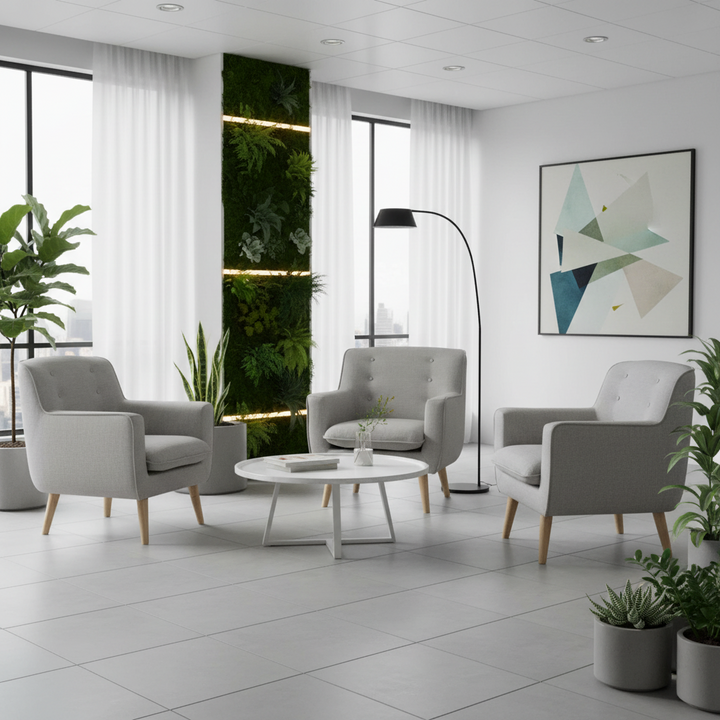 Modern Josette Armchair - Stone