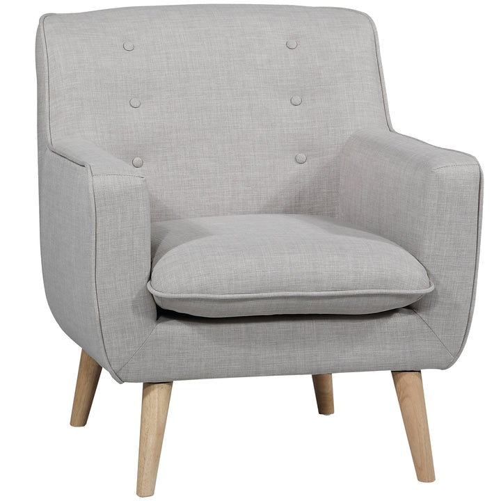 Modern Josette Armchair - Stone