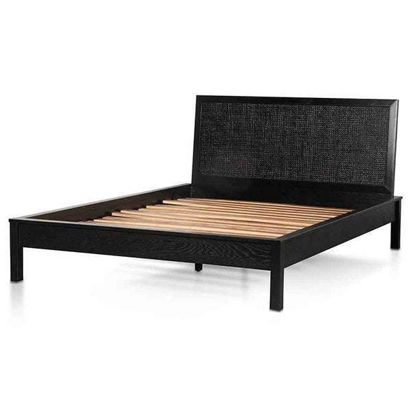 Molina Wooden Queen Sized Bed Frame - Black