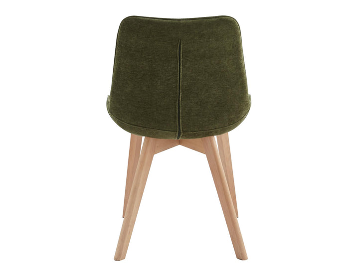 Moonbi Dining Chair - Olive + Natural - Set Of 2