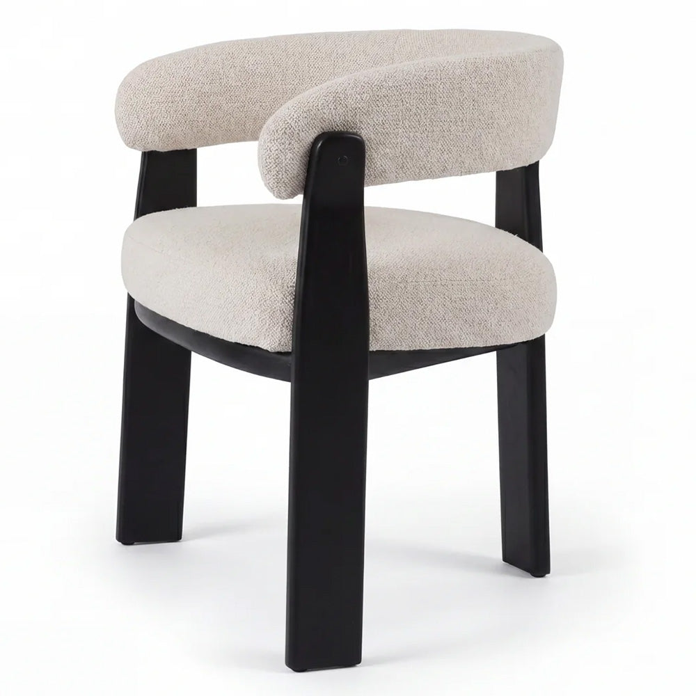 Morgan Dining Chair - Haze + Black