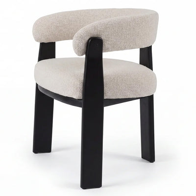 Morgan Dining Chair - Haze + Black