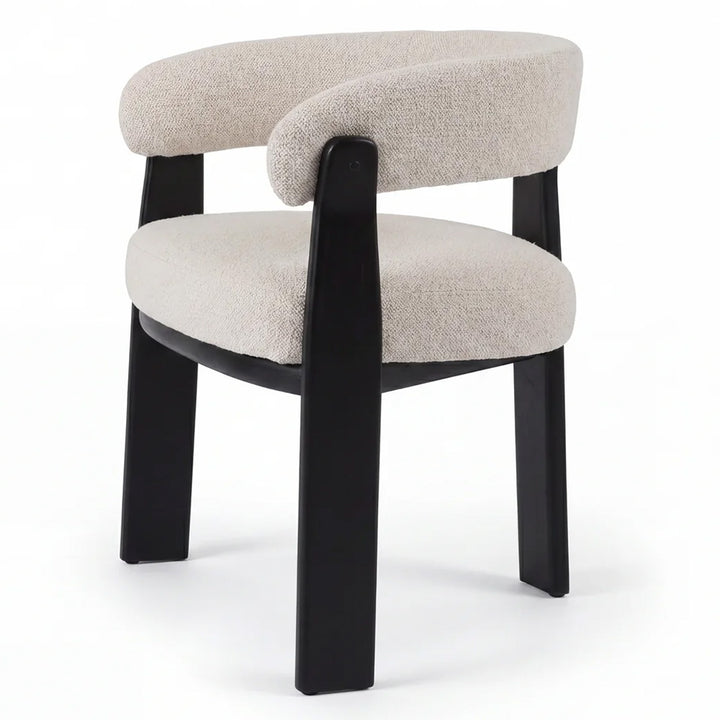 Morgan Dining Chair - Haze + Black