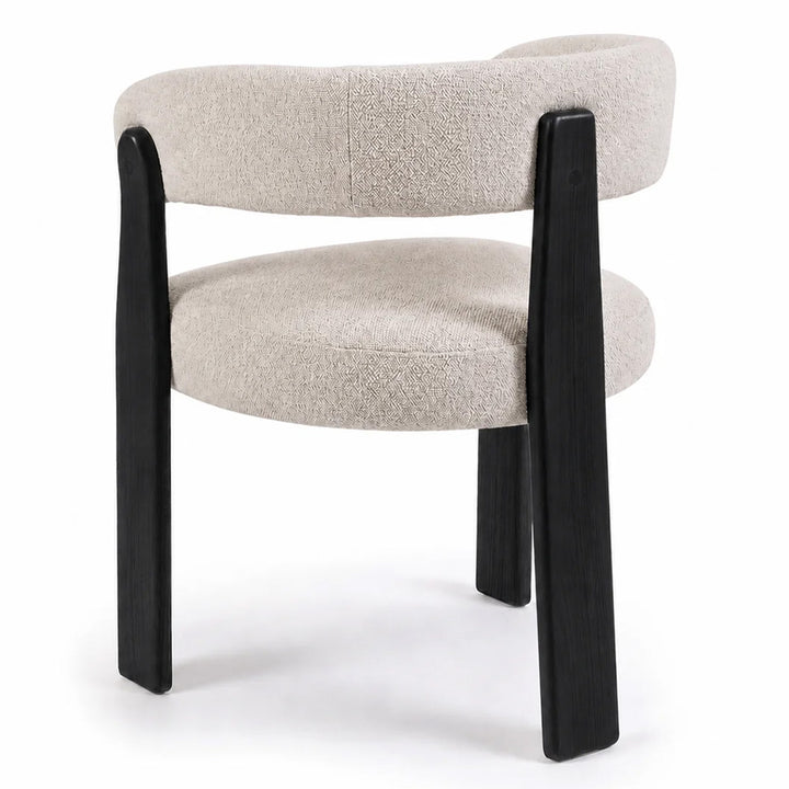 Morgan Dining Chair - Haze + Black