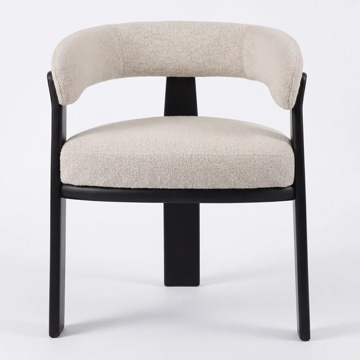 Morgan Dining Chair - Haze + Black