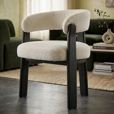 Morgan Dining Chair - Haze + Black