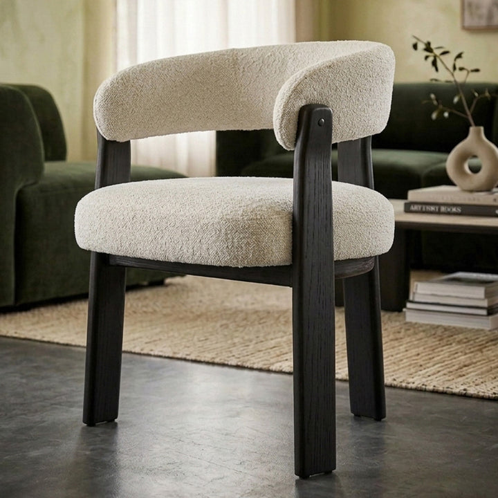 Morgan Dining Chair - Haze + Black