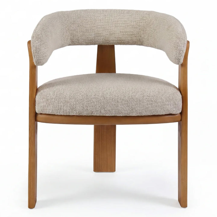 Morgan Dining Chair - Haze + Natural