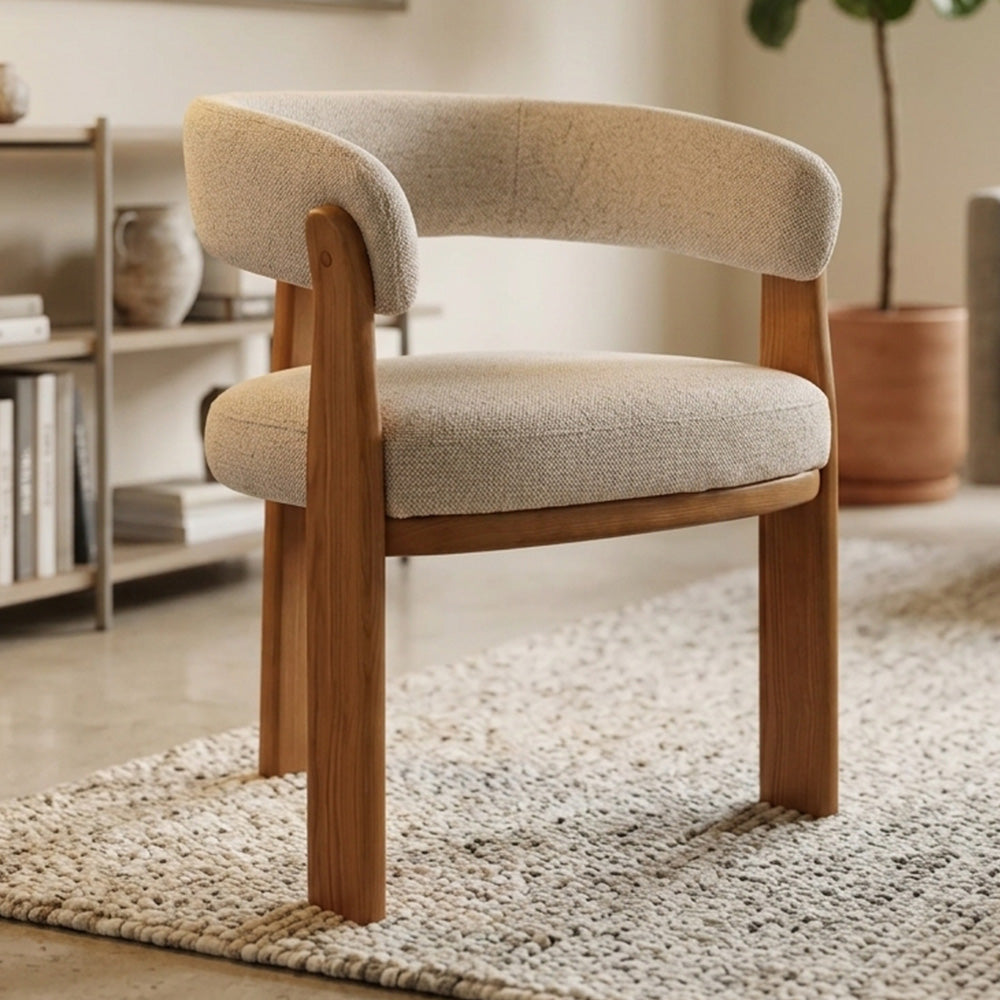 Morgan Dining Chair - Haze + Natural