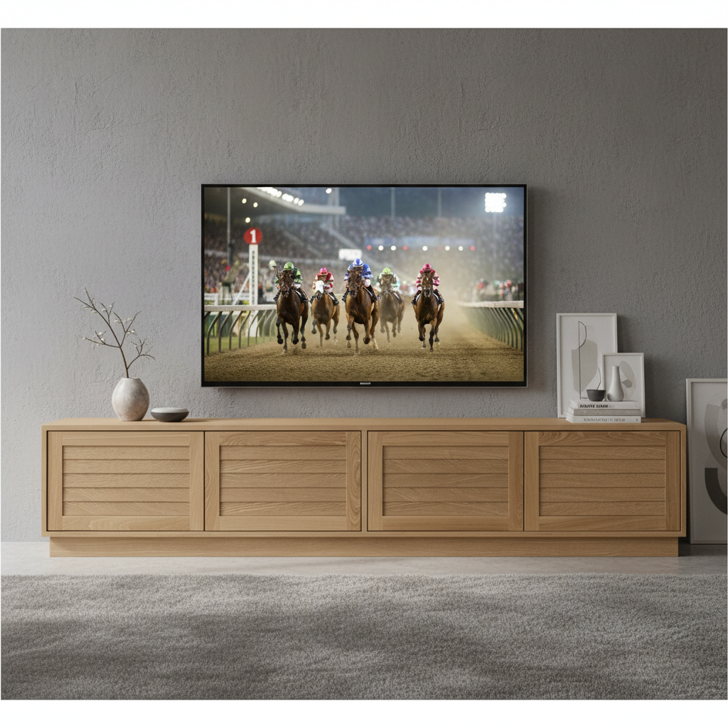 Motive Timber TV Entertainment Unit - Natural