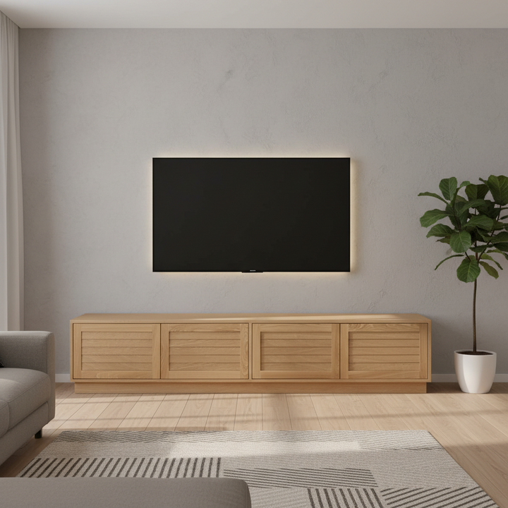 Motive Timber TV Entertainment Unit - Natural