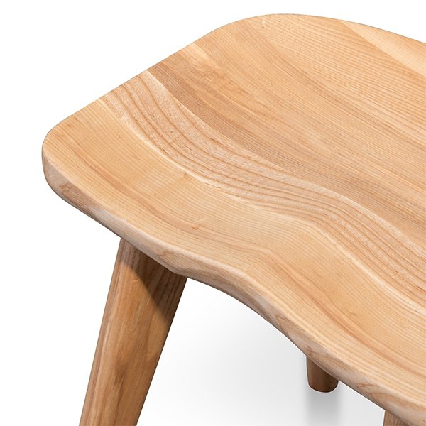 Moxie 45cm Wooden Lowstool - Natural