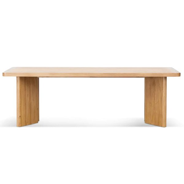 Munoz 2.4m Elm Dining Table - Natural