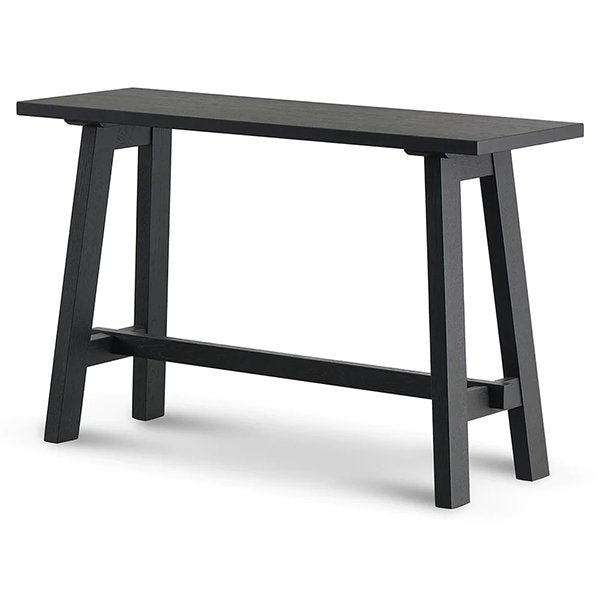 Murillo 1.2m Wooden Console Table - Full Black