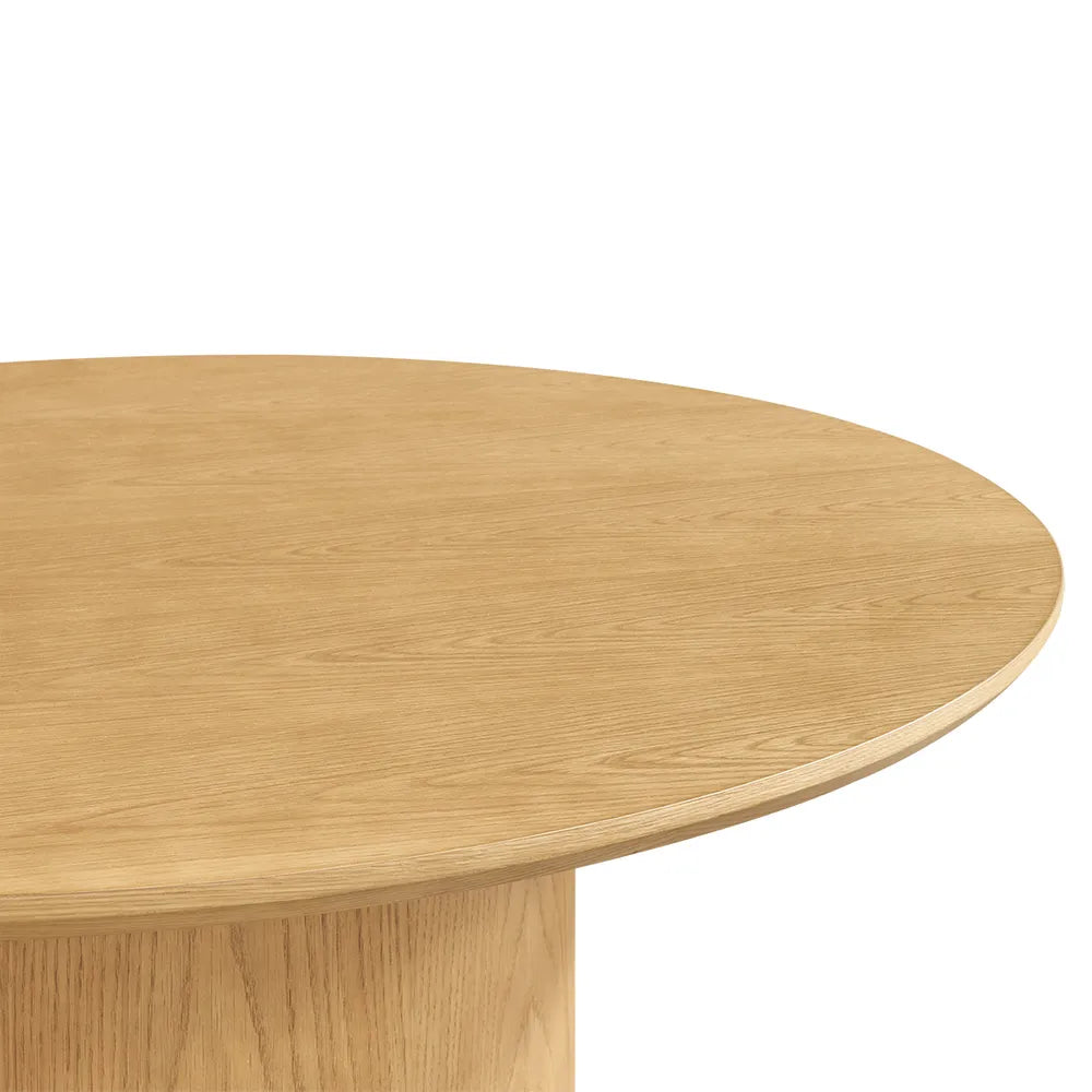 Nadine 120cm Round Dining Table - Oak