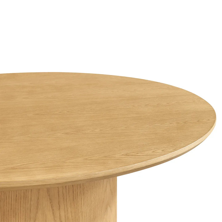 Nadine 120cm Round Dining Table - Oak