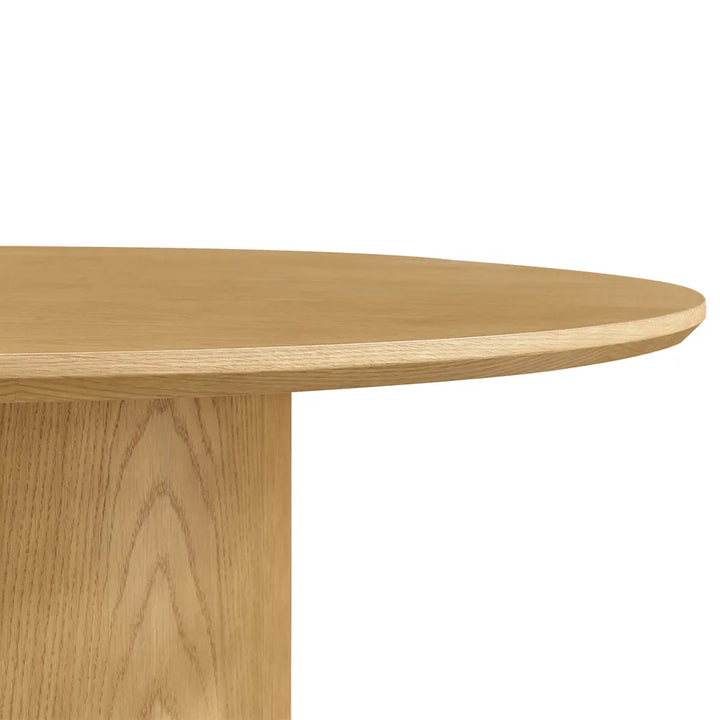 Nadine 120cm Round Dining Table - Oak