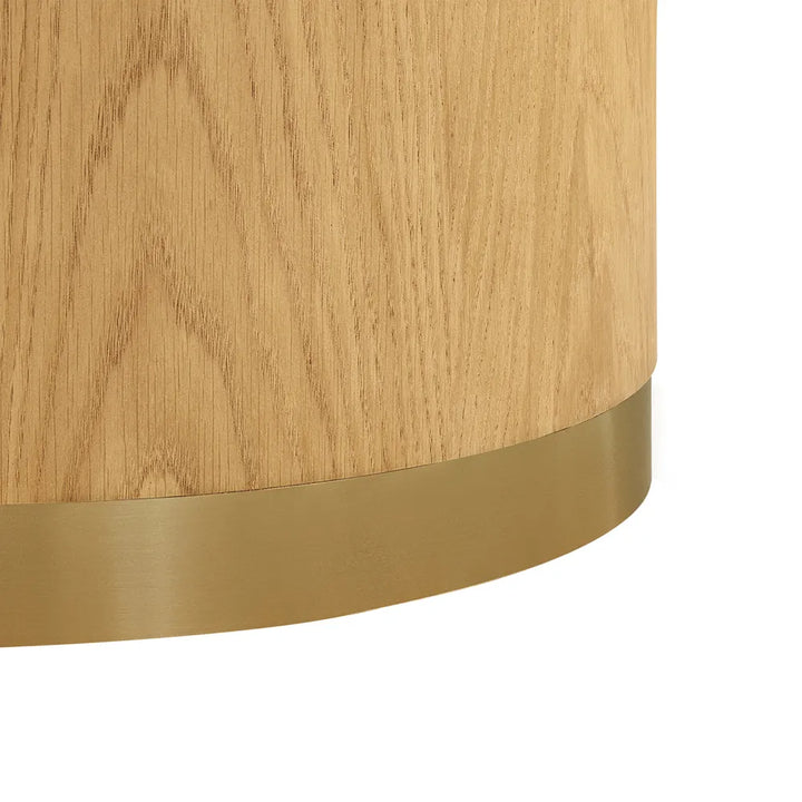 Nadine 120cm Round Dining Table - Oak